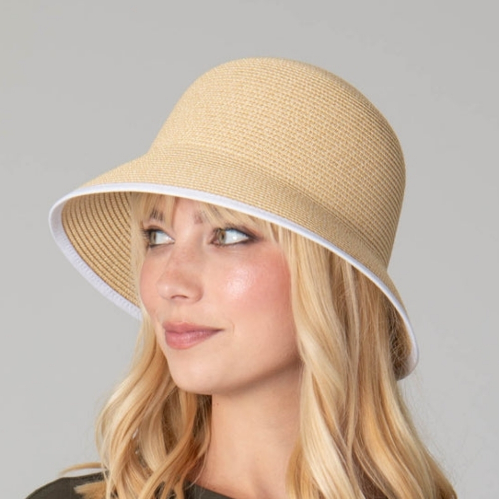 San Diego Ribbon Trim Bucket Hat